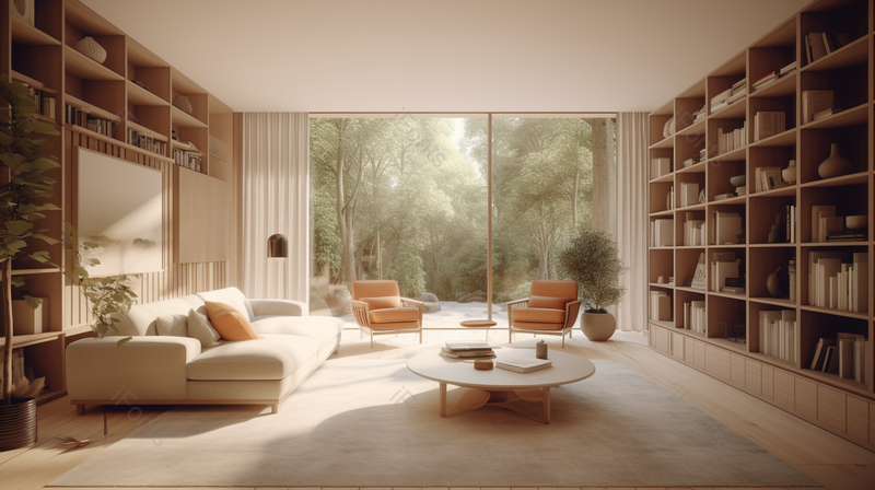 书架客厅沙发艺术风实拍摄影图,高清,摄影图,摄影图片,图片大全,摄影图免费下载